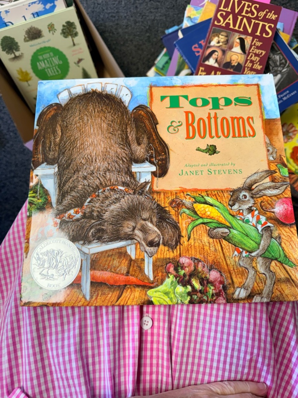 “Tops & Bottoms” children’s picture book Caldecott Honor